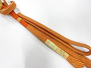 未使用品　平田紐　正絹　手組帯締め